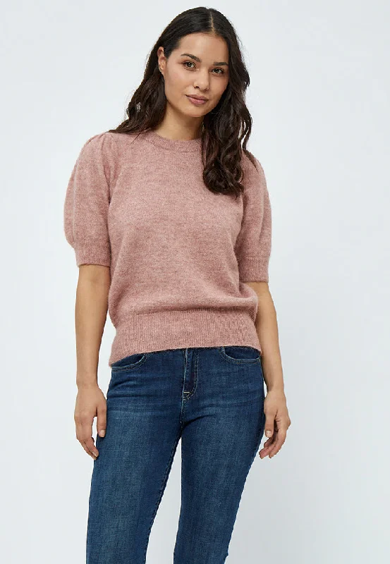 MSDitta Knit Tee - Ash Rose Melange